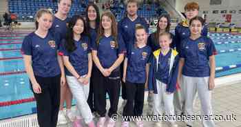 Watford swimmers' attitude impresses head coach at regional qualifier