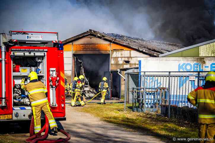 Asbest vrijgekomen bij brand in werkplaats