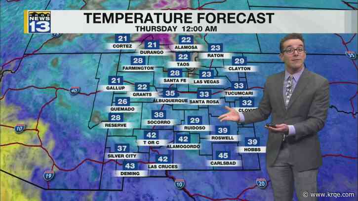 Chilly & less-windy weather as storm system leaves New Mexico
