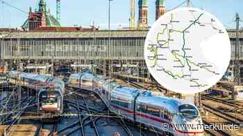 Karte zeigt schonungslos Zustand der Bahn in Deutschland auf – Bayern überrascht