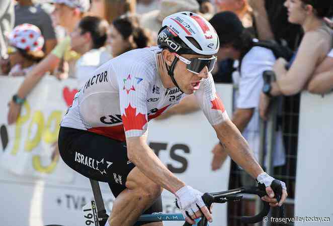 Canadian rider Michael Woods crashes out of Milano-Torino one-day cycling race