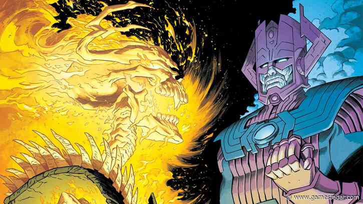 Ghost Rider takes on Galactus in the Marvel Universe's most one-sided fist fight this summer