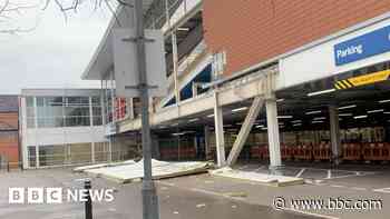 Tesco reopens after cladding collapse closed store