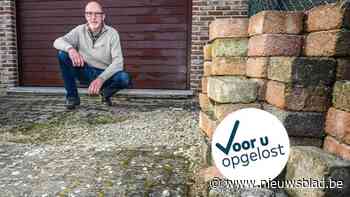 Twee jaar geleden kreeg Paul nieuwe riolering en waterleiding, nu wacht hij nog op herstel oprit