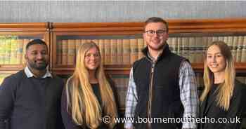 Four aspiring solicitors take the next step in their careers