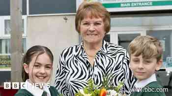 Dinner lady retires after 54 years