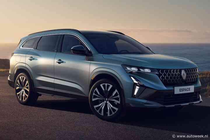 Renault Espace vernieuwd: na nog geen twee jaar al strakgetrokken