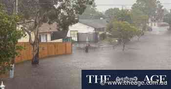 ‘A couple of streets are under water’: Melbourne’s Bayside hit with flash flooding