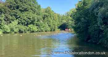 Warm weather heralds the first day of spring in north London