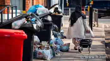 UK’s second city drowns in rubbish as bin strikes continue