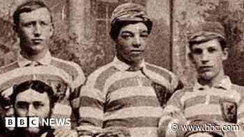 Plaque for football's first black international