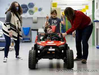 How adaptive ride-on cars allow mobility challenged children ride using brain signals