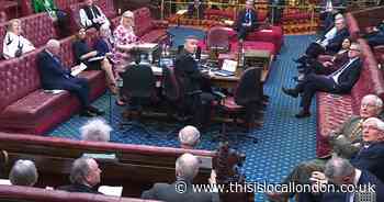 Protestors disrupt the House of Lords calling for the chamber to be abolished
