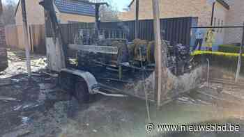 Carport gaat in vlammen op in Spalbeek door oververhitte hogedrukreiniger