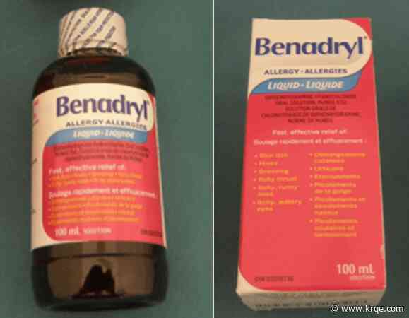 Benadryl bottles recalled over risk of child poisoning