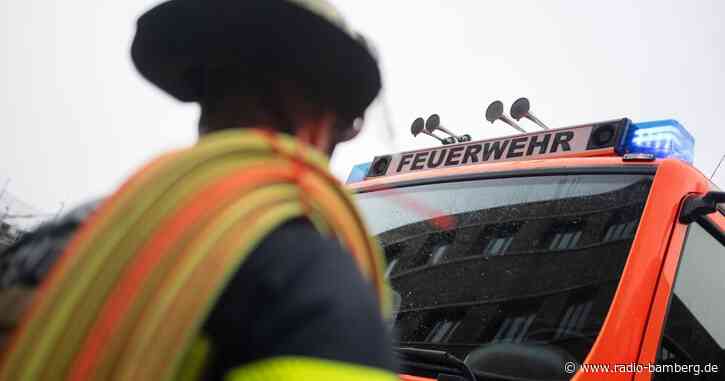 E-Fahrrad-Transport in Vollbrand auf Autobahn 96