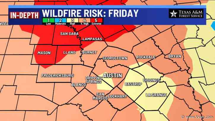 Calm Thursday; Fire Risk returns Friday