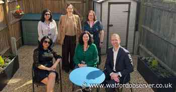 Watford Women's Centre garden transformed into 'oasis' thanks to grant