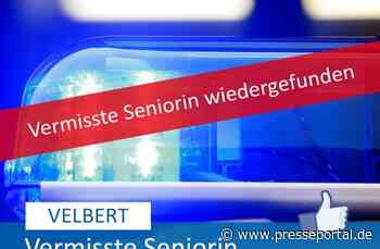 POL-ME: Vermisste Seniorin wohlbehalten angetroffen - 2503088