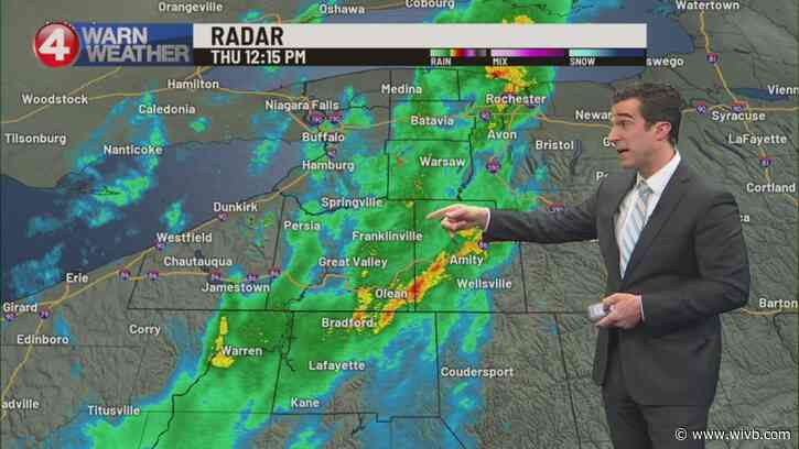 Temps drop below freezing tonight, rain stops by the evening