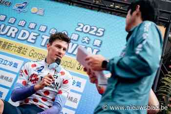 BELGEN IN HET BUITENLAND. Lander Loockx wint bergtrui in Taiwan waar Davide Bomboi tweede wordt in slotrit, Vlamingen in Denain gedribbeld door ex-winnaar in Damme en Koksijde