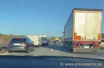 POL-PDKL: Fahrzeugbrand führt zu Stau und Anzeigen