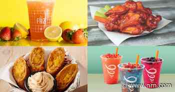 Peach, an unexpected flavor for winter, has been appearing on menus this season