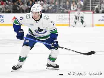 How Nils Höglander’s legs drive the Canucks’ numbers