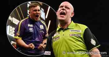 Michael van Gerwen buigt na heerlijk dartsgevecht in finale voor Luke Littler, Engelsman gooit 9-darter