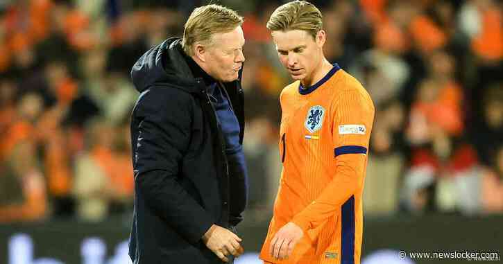 Ronald Koeman na late tegengoal: ‘Willen af van dat gezeik dat we niet van een topland kunnen winnen’