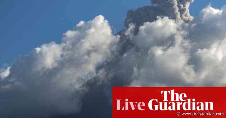 Australia news live: Australia-Bali flights cancelled after volcano eruption; Sydney mosque threats may be linked, police say