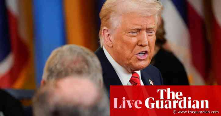 Law firm targeted by Trump agrees to provide $40m in pro bono work, says president – as it happened