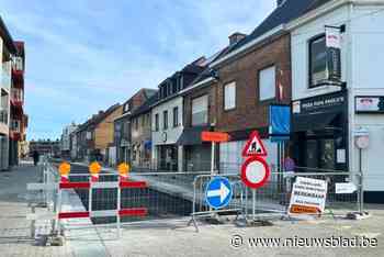 Handelszaken getroffen door herstellingswerken ontvangen extra ondersteuning van de gemeente