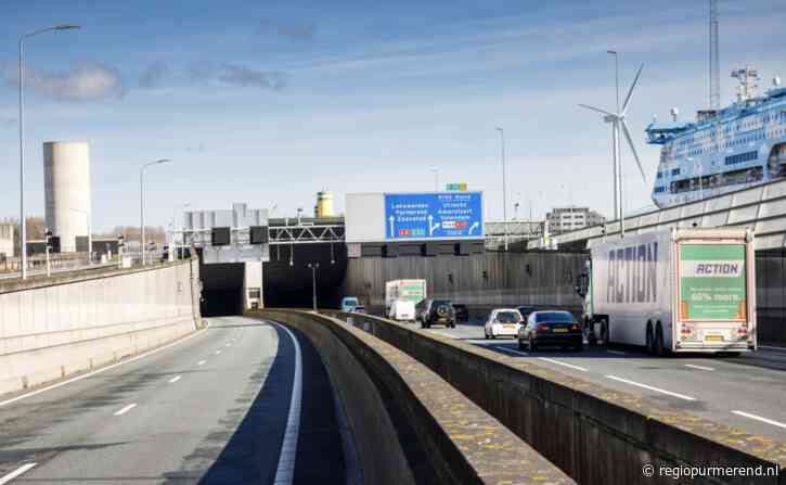 2e Coentunnel in de zomer 2 maanden dicht vanwege onderhoud