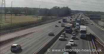 Person taken to hospital after A14 lorry crash stopped traffic near Cambridge