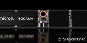Micron toont Socamm-geheugenmodule op basis van Lpddr5x dat derde zuiniger is