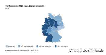 Tarifbindung in Deutschland 2024 bei 49%