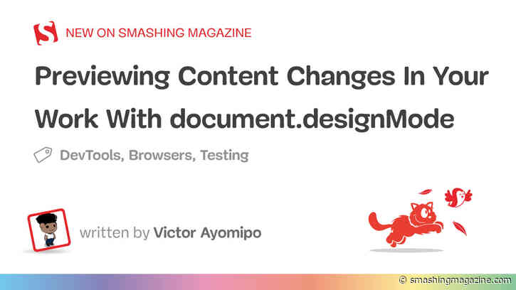 Previewing Content Changes In Your Work With document.designMode