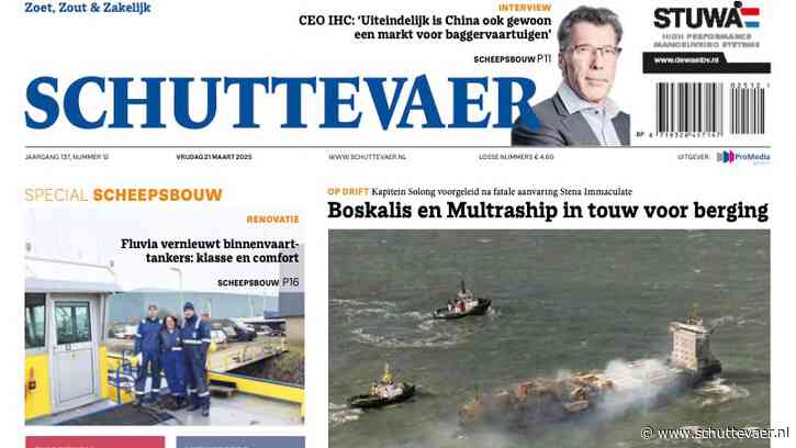 De Scheepsbouw special is uit: van baggerschepen tot binnenvaarttankers