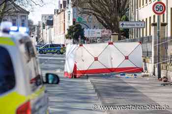 Mann mit Messer sticht in Bielefeld zu: zwei Menschen schwer verletzt