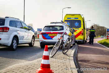 Fietser aangereden bij rotonde