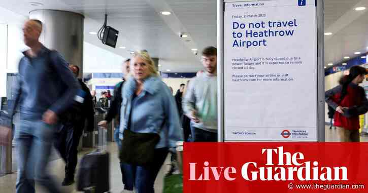 Travel shares drop after Heathrow closure; UK deficit overshoots forecasts at £10.7bn – as it happened
