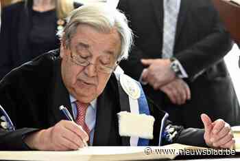 KU Leuven en UCLouvain reiken eredoctoraat uit aan Verenigde Naties