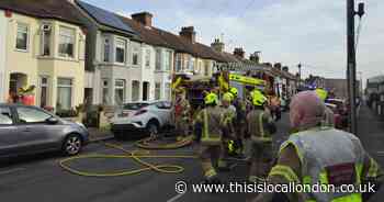 Loft significantly damaged after fire at home in Barking