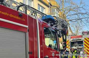 FW Dinslaken: Zimmerbrand in der Innenstadt