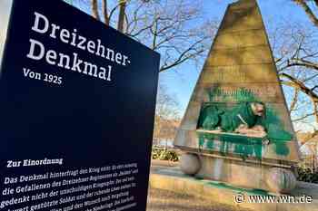 Erneute Farb-Attacke – so viel kosten die Reinigungen die Steuerzahler