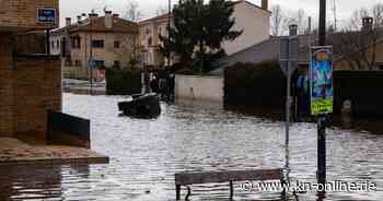 Unwetter in Spanien: Fluss in Madrid droht über die Ufer zu treten