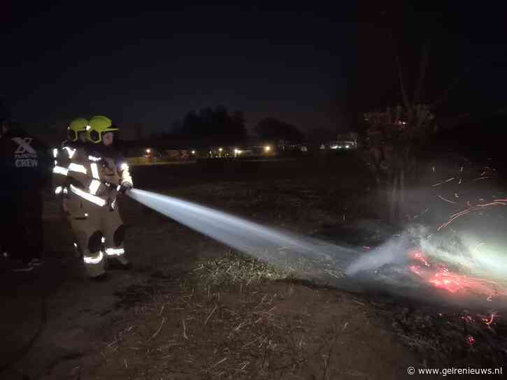 Brandstichting nabij gebouw: brandweer voorkomt erger