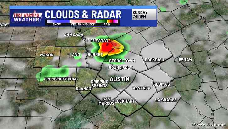 Warmer weekend with storms possible Sunday