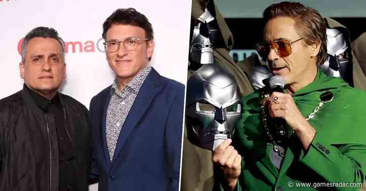 The Russo Brothers say Robert Downey Jr. "tried to talk us into" doing another Avengers movie but they "said no" until they heard the pitch for Doomsday: "That story has to be told"